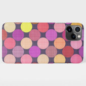 Fun farbenfroh, zeitgenössisch Polka Dots Art Must iPhone Hülle (Rückseite (Horizontal))
