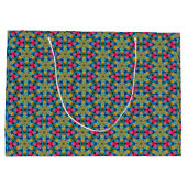 Fun farbenfrohe Aloha Tropical Geschenktasche Große Geschenktüte (Rückseite)