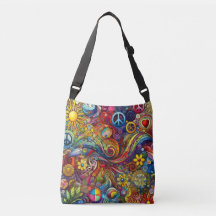 Fun farbenfrohe Boho Cross Body Bag