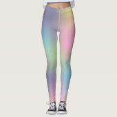 Fun farbenfrohe Einhorn Gradient Mix 1 Leggings (Vorderseite)