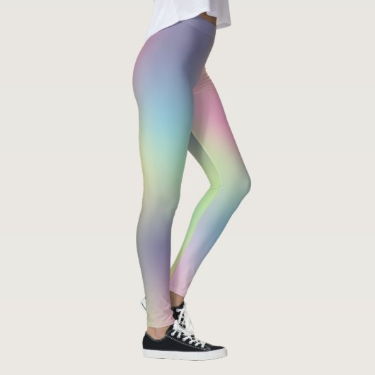 Fun farbenfrohe Einhorn Gradient Mix 1 Leggings (Rechts)