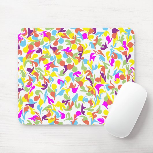 Fun farbenfrohe, mehrfarbige Blobs Abstraktes Must Mousepad (Mit Mouse)