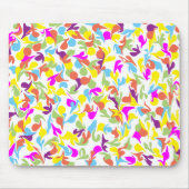 Fun farbenfrohe, mehrfarbige Blobs Abstraktes Must Mousepad (Vorne)