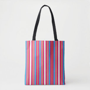 Fun farbenfrohe Multistreifen Tasche