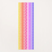 FUN farbenfrohe Tribal Schwarz-weiß Reverse Editab Yogamatte (Vorderseite)