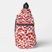 Fun farbenfrohe Wasserfarbe Muster Crossbody Bag (Vorderseite)
