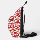Fun farbenfrohe Wasserfarbe Muster Crossbody Bag (Rechts)