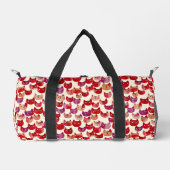 Fun farbenfrohe Wasserfarbe Muster Duffle Bag (Vorderseite)