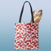 Fun farbenfrohe Wasserfarbe Muster Tasche