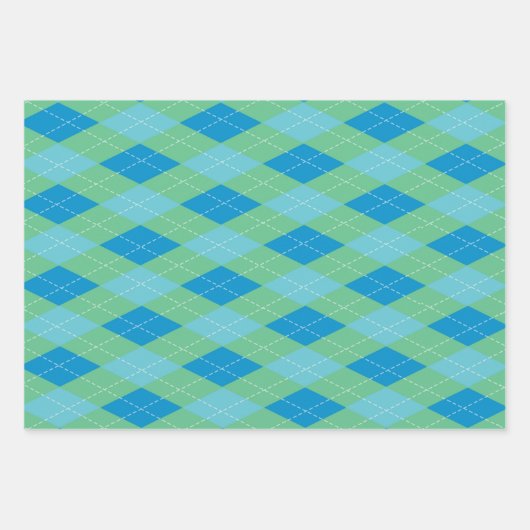 Fun farbige Muster Packpapier Set Geschenkpapier Set (Vorderseite)