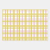 Fun farbige Muster Packpapier Set Geschenkpapier Set (Vorderseite 3)