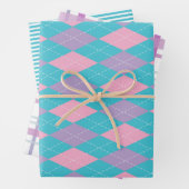 Fun farbige Muster Packpapier Set Geschenkpapier Set (Beispiel)