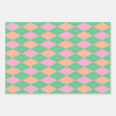 Fun farbige Muster Packpapier Set Geschenkpapier Set (Vorderseite 3)