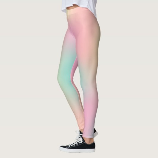 Fun farbiges Einhorn Gradient Mix 2 Leggings (Links)