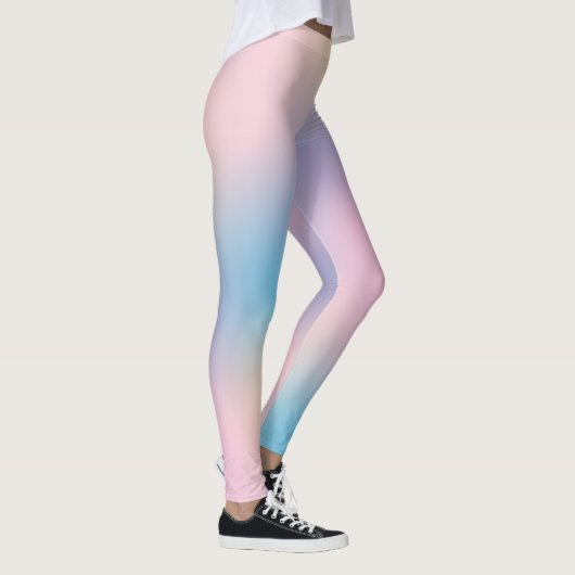 Fun farbiges Einhorn Gradient Mix 3 Leggings (Rechts)