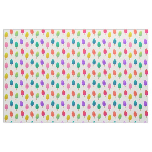 Fun-farbiges Eis-Pop-Muster Stoff (Fat Quarter (45,7 x 55,9 cm))