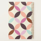 Fun farbiges geometrisches Muster Planer (Rückseite)