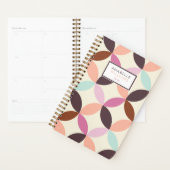 Fun farbiges geometrisches Muster Planer (Anzeige)