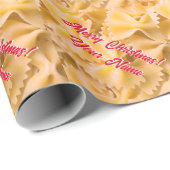 Fun farfalla italienische Pasta formt Custom Weihn Geschenkpapier (Rolleneckpunkt)