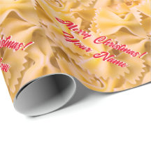 Fun farfalla italienische Pasta formt Custom Weihn