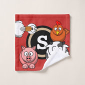 Fun Farm Animes Badhandtuch Set (Waschlappen)