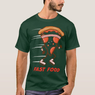 Fun Fast Food Pizza läuft Headband Sneakers Hung T-Shirt