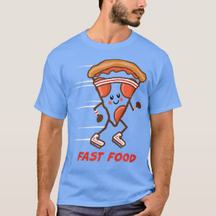 Fun Fast Food Pizza läuft Headband Sneakers Hung T-Shirt