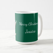Fun Father Christmas Gitarre Jingle Bell Rock Kaffeetasse (VorderseiteRechts)