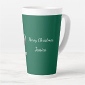 Fun Father Christmas Gitarre Jingle Bell Rock Milchtasse (Rechte Ecke)