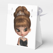 Fun Favorite Diva Geburtstagsparty Geschenkschachtel (Rückseite)