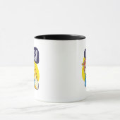 Fun Feminist Rose Riveter CAT PERSIST Resist Tasse (Zentrum)