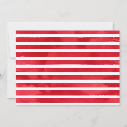 Fun Festivals Weihnachts-Cocktail-Party Einladung (Rückseite)