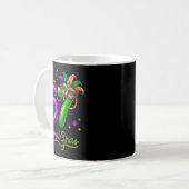 Fun Festive 67 Mardi Gras Party Balloons Beads Mas Kaffeetasse (Vorderseite Links)