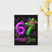 Fun Festive 67 Mardi Gras Party Balloons Beads Mas Karte (Gelbe Blume)