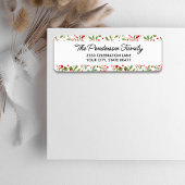 Fun Festive botanische Berries Rücksendeadresse