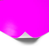 Fun Festive Bowtie Teddy Bar Bright Pink Magenta Poster (Ecke)