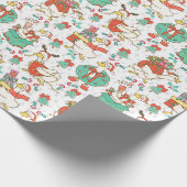Fun Festive Christmas Goose Geschenkpapier (Ecke)