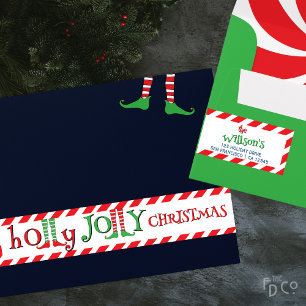 Fun Festive Holly Jolly Weihnachtselfen Legs