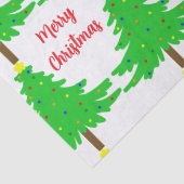 Fun Festive Merry Christmas Trees Seidenpapier (Detail)
