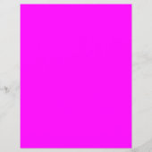 Fun Festive Moderne Chic Solid Bright Pink Magenta Flyer (Hinten)