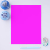 Fun Festive Moderne Chic Solid Bright Pink Magenta Flyer (Einzeln)