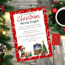 Fun Festive Movie Night Weihnachten Party