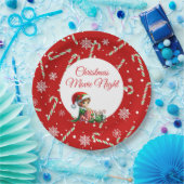 Fun Festive Movie Night Weihnachten Party Pappteller (Party)