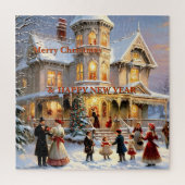 Fun Festive Vintage Weihnachtspuzzle Puzzle (Vertikal)