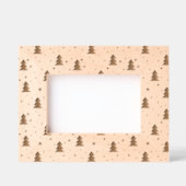 Fun Festive Weihnachtsbaum Muster Laser Geätzte Rahmen (Vorderseite)
