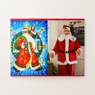 Fun festliche Santas Puzzle