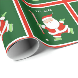 Fun Field Hockey Holiday Geschenk Geschenkpapier