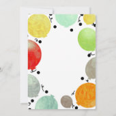 Fun Fiesta Balloons Geburtstagsfeier Einladung (Rückseite)