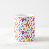 Fun Fiesta Floral Maßgeschneiderte Anfänge Kaffeetasse (Mittel)