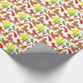 Fun Fiesta gemischte Muster Party Packung Geschenkpapier (Ecke)